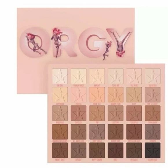 Jeffree Star Orgy Eyeshadow Palette NEW Neutral‎ Palette - Picture 1 of 5